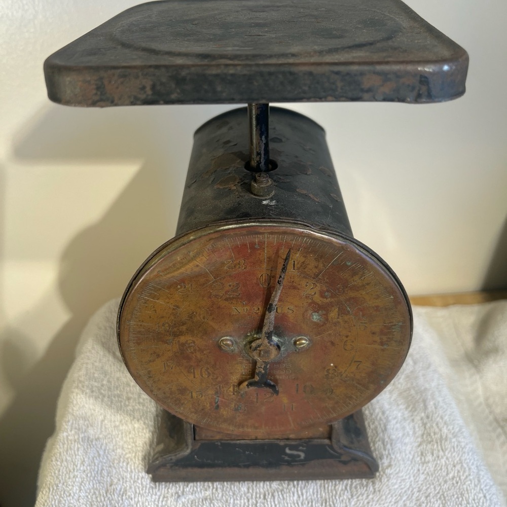 -Vtg.No.24 Hanson Bros. Scale With 3 patent Dates 1898 1899